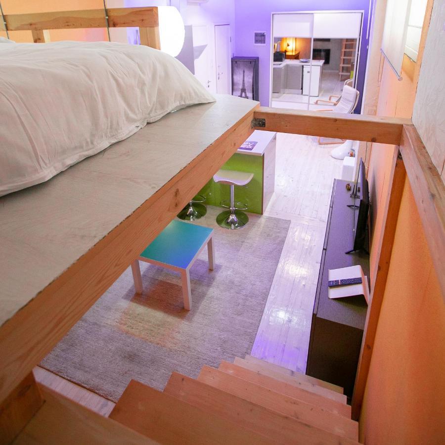 Ferienwohnung Orange And Blue Studio Downtown 5 Min From White Tower Thessaloniki Exterior foto